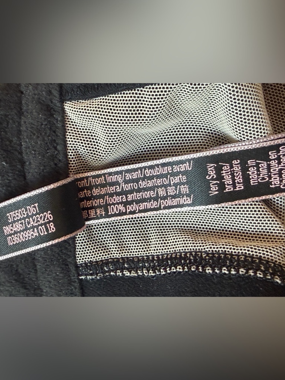 Victoria’s Secret Very Sexy Lace Bralette Intimates Crop Top Bra Black & Nude - Picture 7 of 12